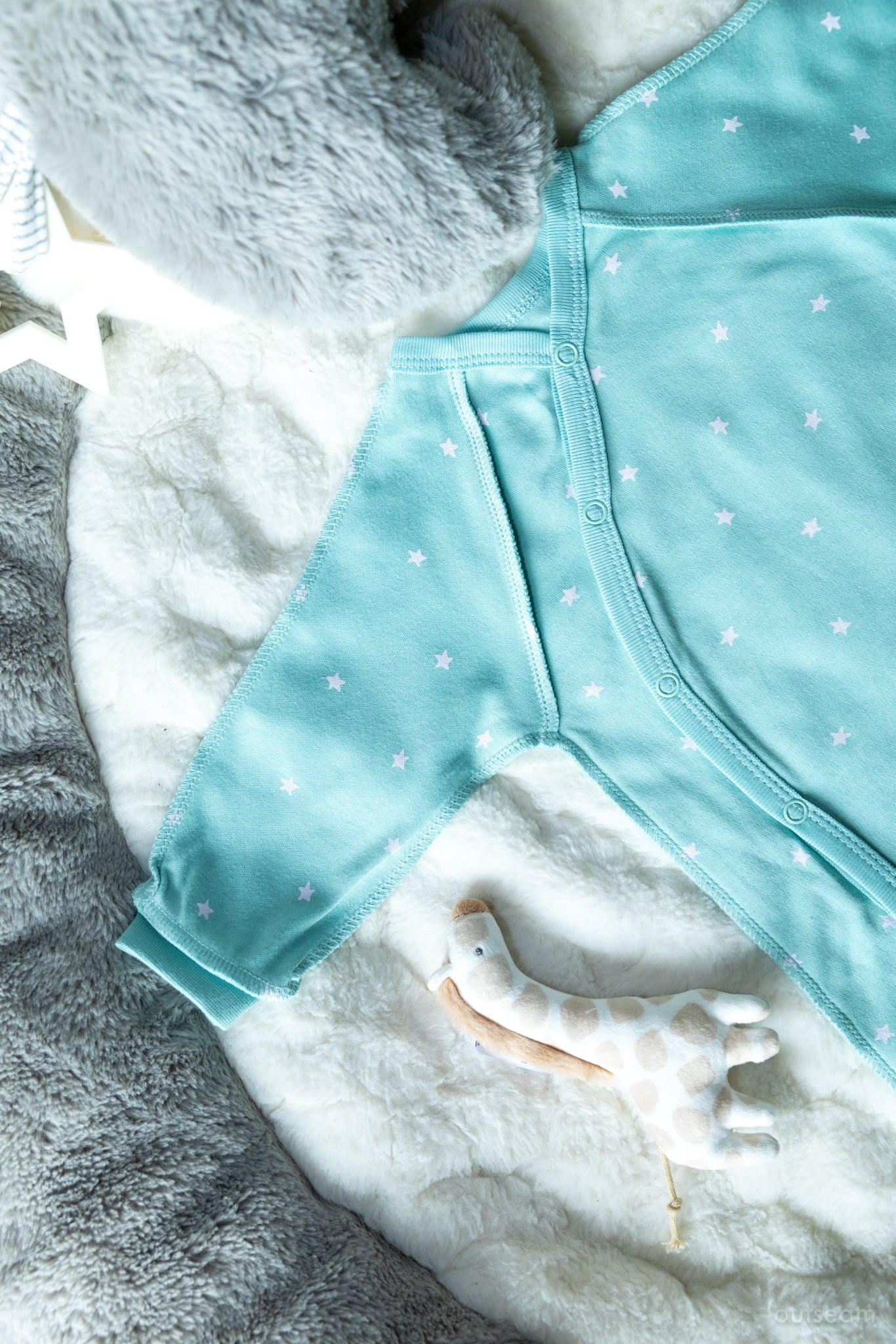 Outseam Sleepsuit Outseam Mint — detail view 2