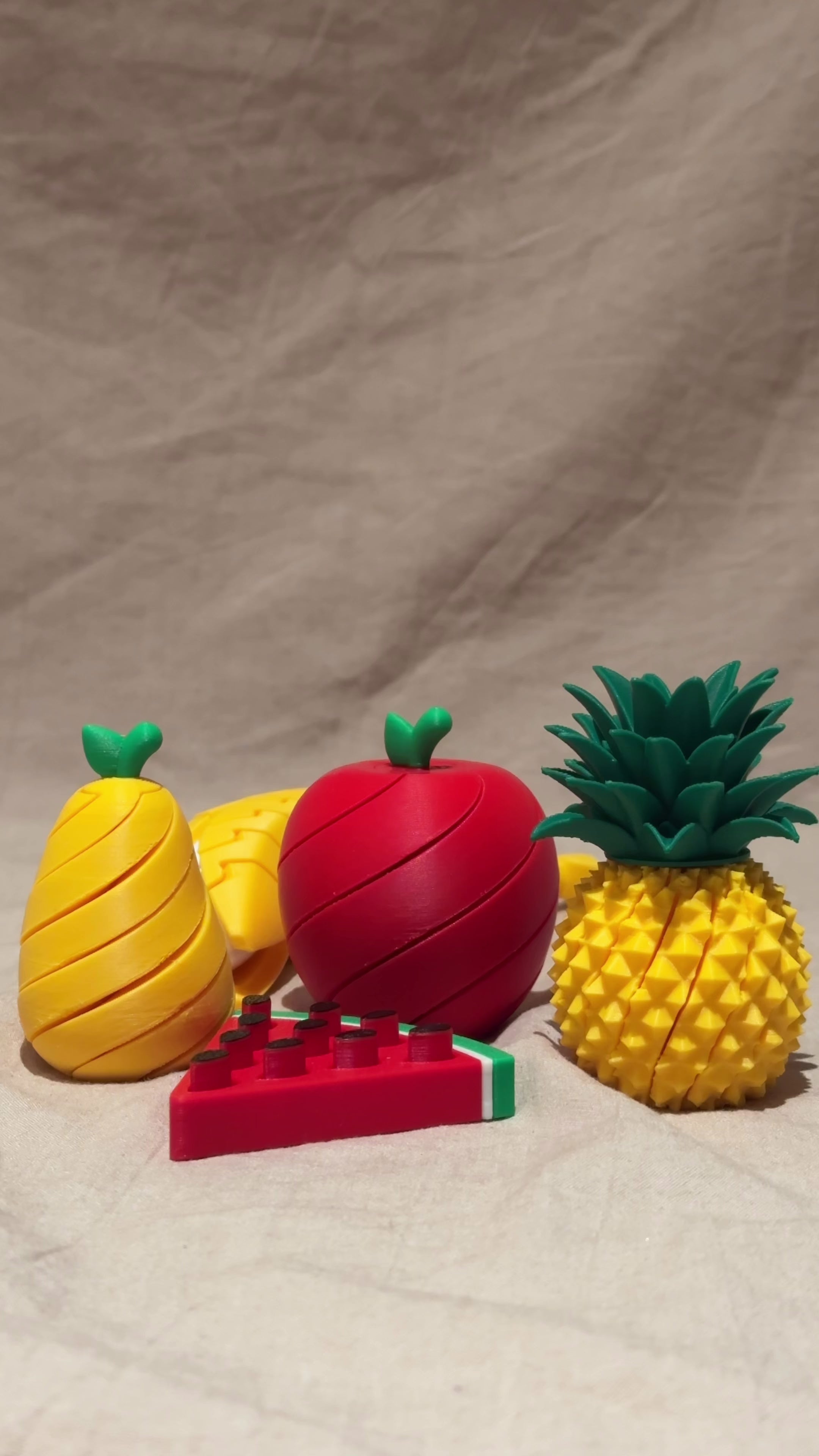Pretend Fruit Play Food Set